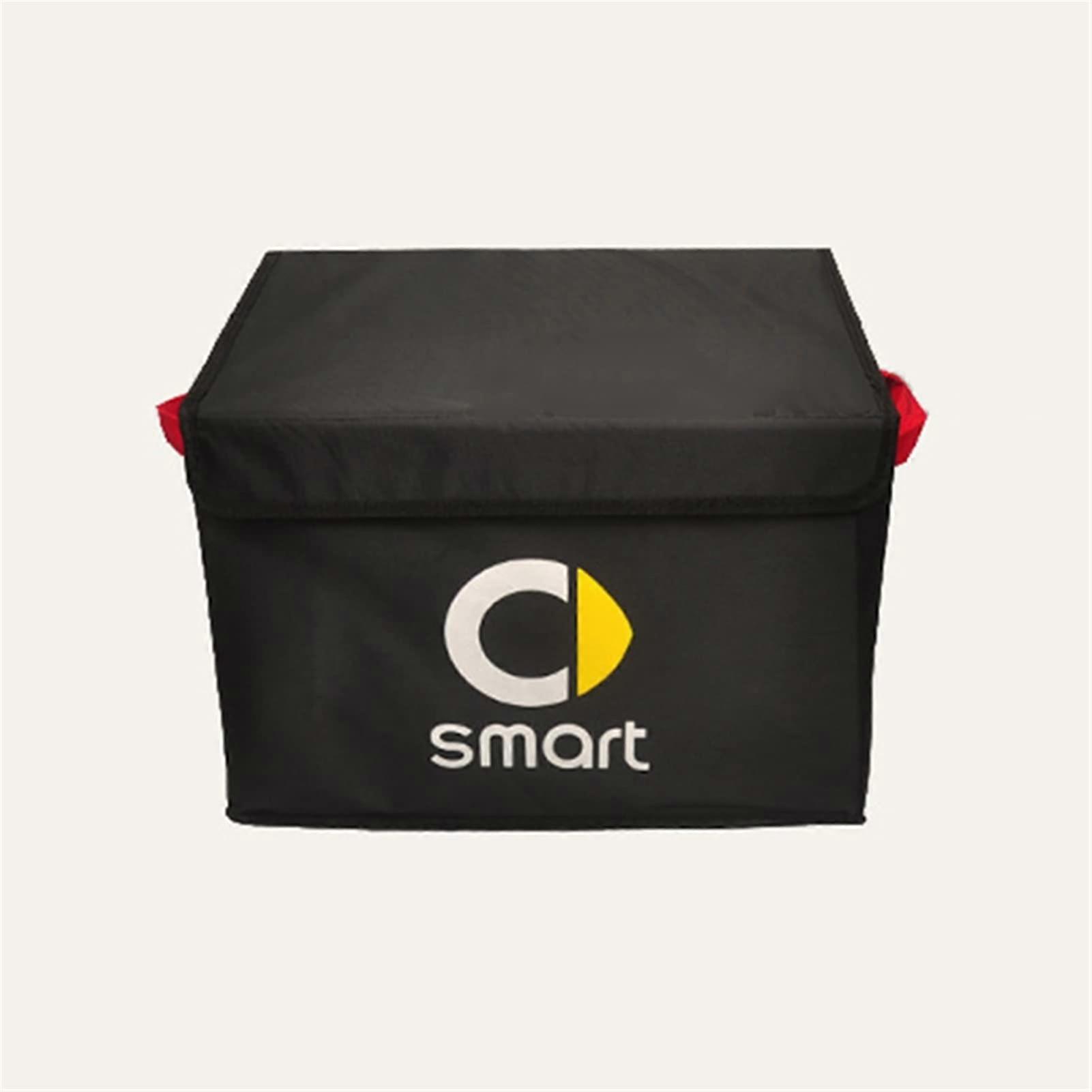 Car Boot Storage Box Folding Basket Interior Organiser For Smart 451 453 Fortwo Forfour Universal Accessories