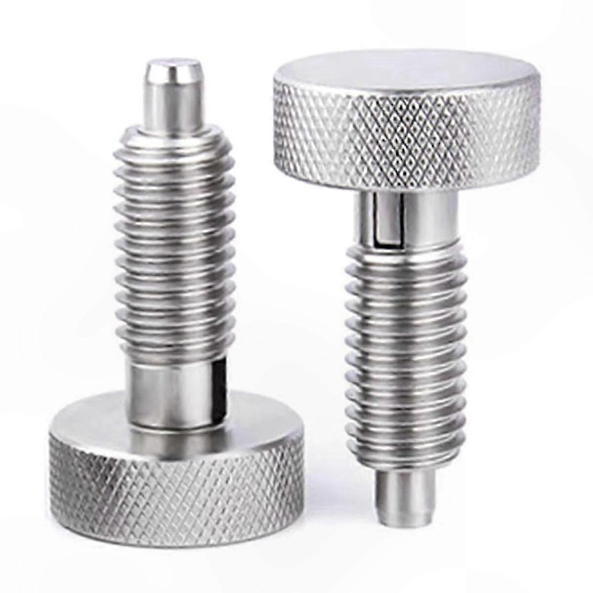 Pair of Quick-Release Locking Plungers with Textured Handles for Easy Use
