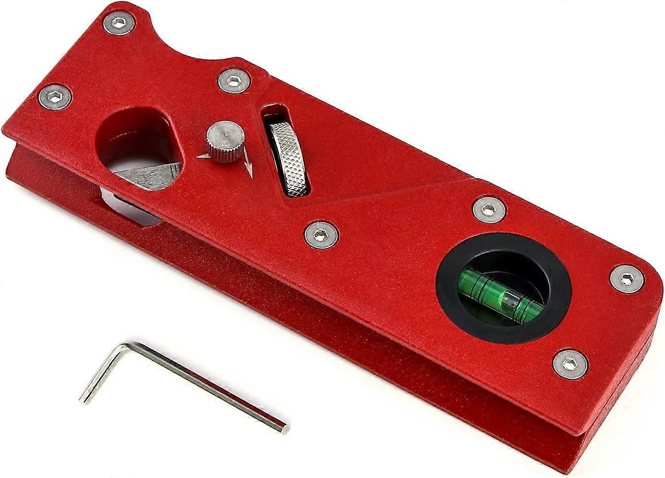 Chamfering Planer Carpenter's Angle Planer 45 Degree Bevel Manual Planer Chamfer Trimming Red