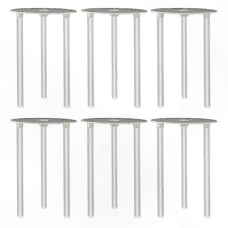 6-Pack Cake Stacking Support Brackets