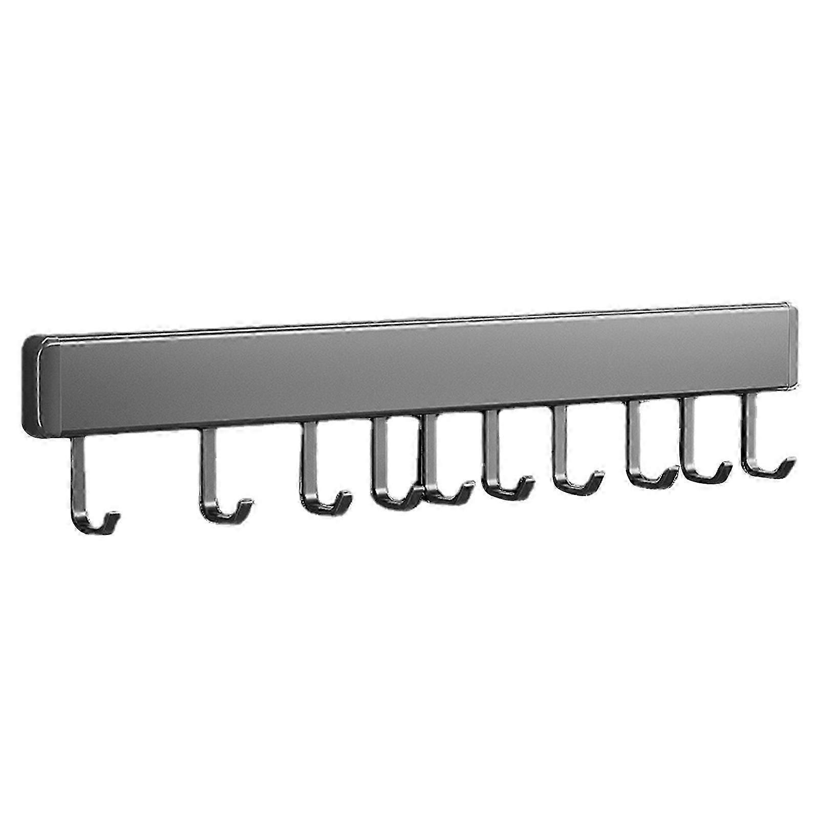 Towel Hooks Bathroom Punching-Free Corner Storage Rack with Hooks Wall-Hung