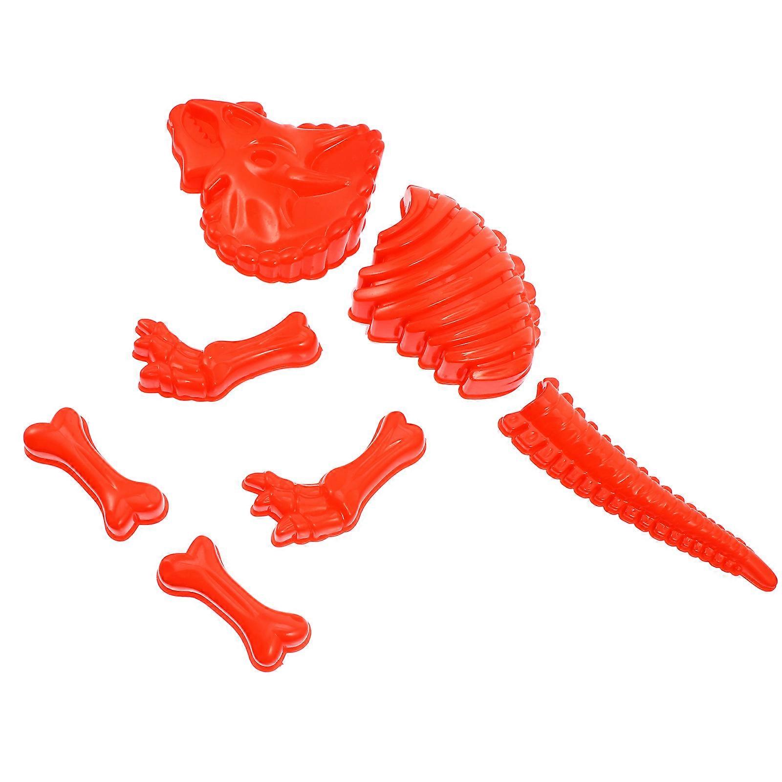Dinosaur Sand Molds Set Lightweight Creative Beach Play for Kids Summer Fun Toy for Boys