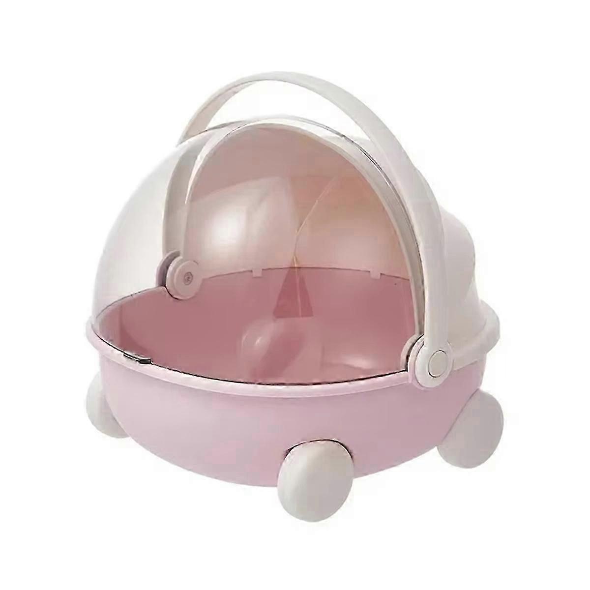 Doll Storage Cradle - Exclusive Cotton Sleep Module, Perfect for Doll Display and Storage,Toy Sundries Storage Box Pink