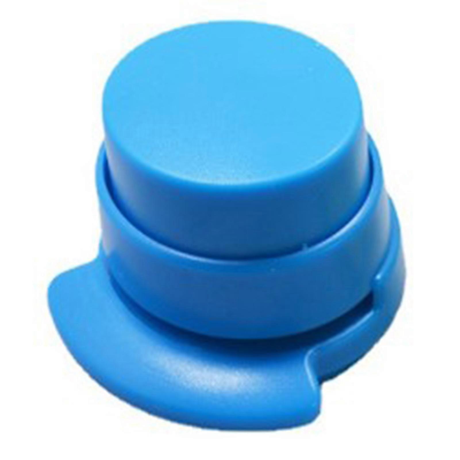 Stapleless Stapler Blue Portable Needleless Stapler for Office School Use High Efficiency Smooth Round Design Hole Free Binding
