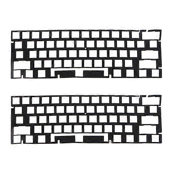 Mute Foam Damper Pad Switch Silencer Sheet Soft Landing Pads Dimple Sponge for Mechanical Keyboard 61 Layout