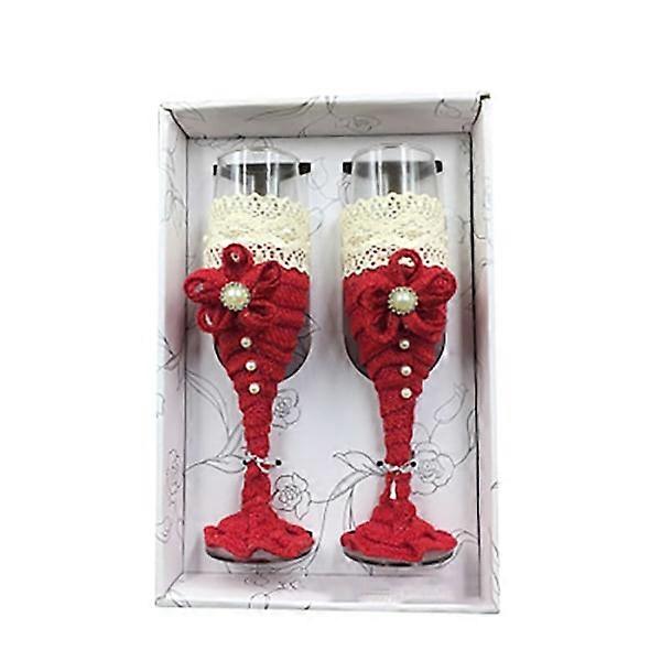 2 Stück Set Hochzeitsbrille Mode Toasting Hochzeitsbrille