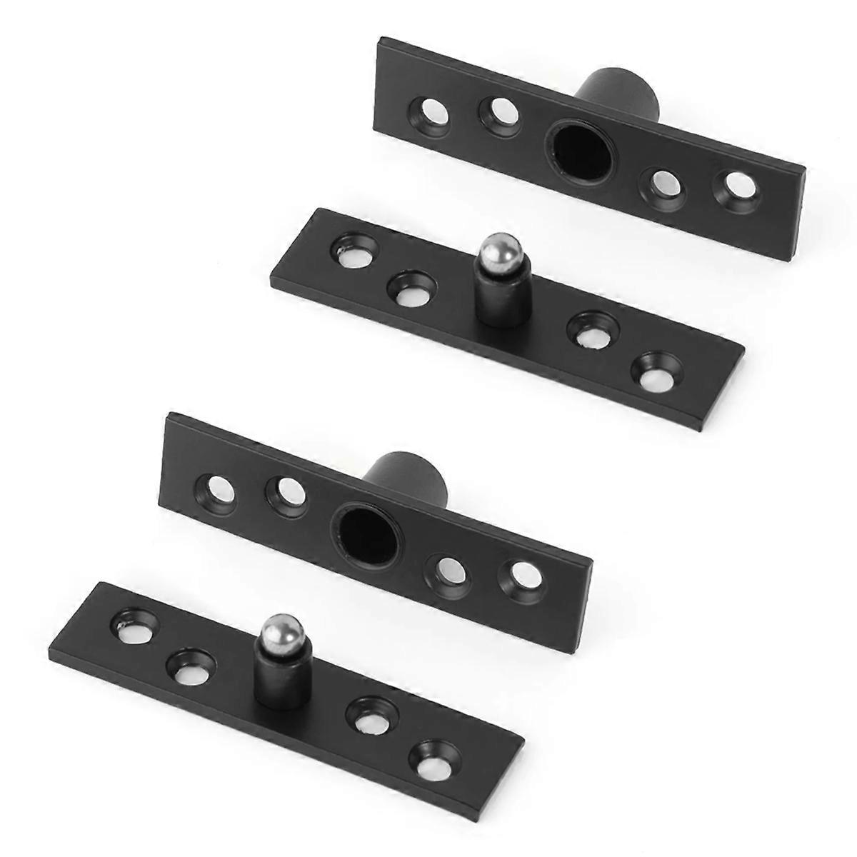 Pivot Hinge Central and Offset-Axes Rotating Hinge Black
