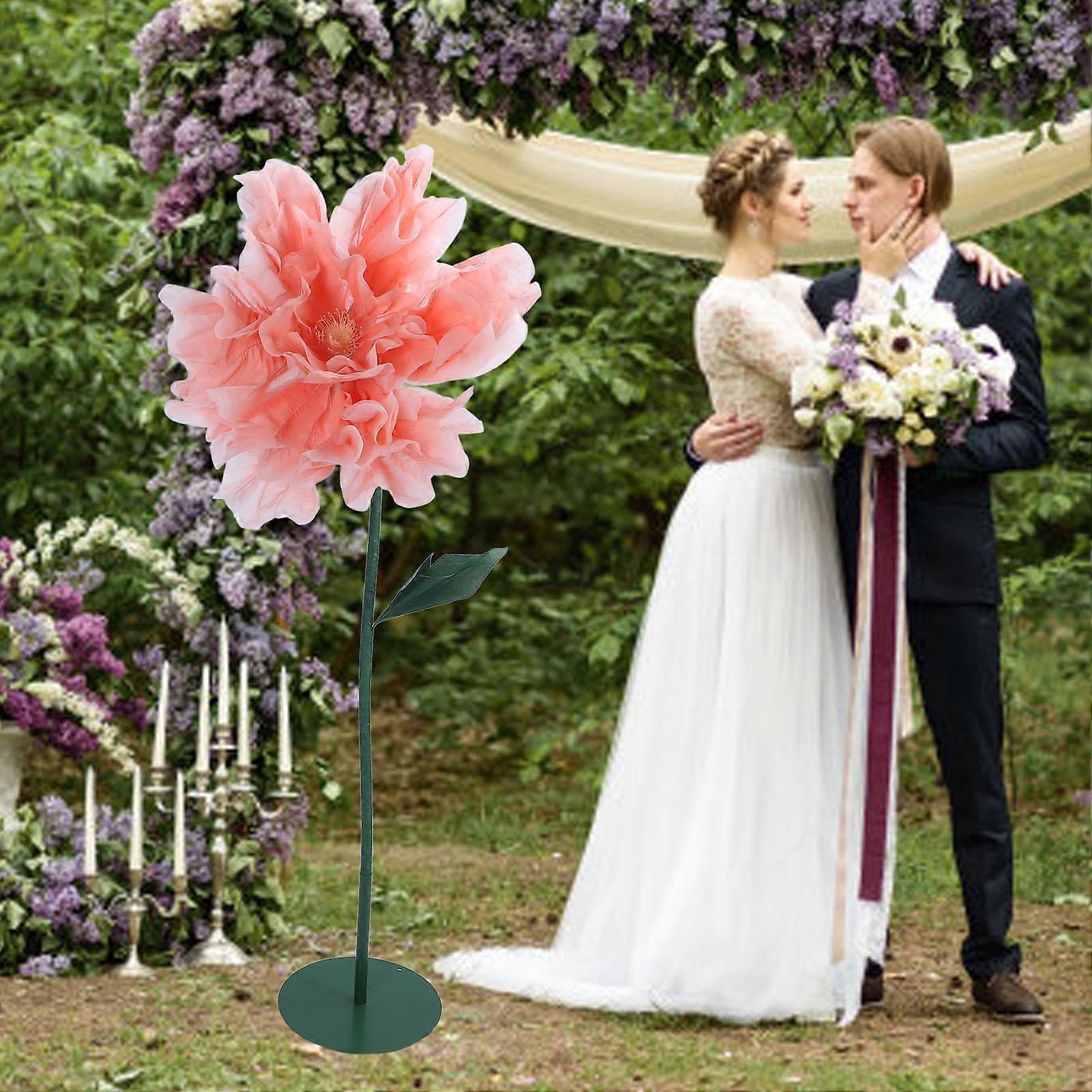 Electric Artificial Flower 13.4in Automatic Opening Closing Decor
