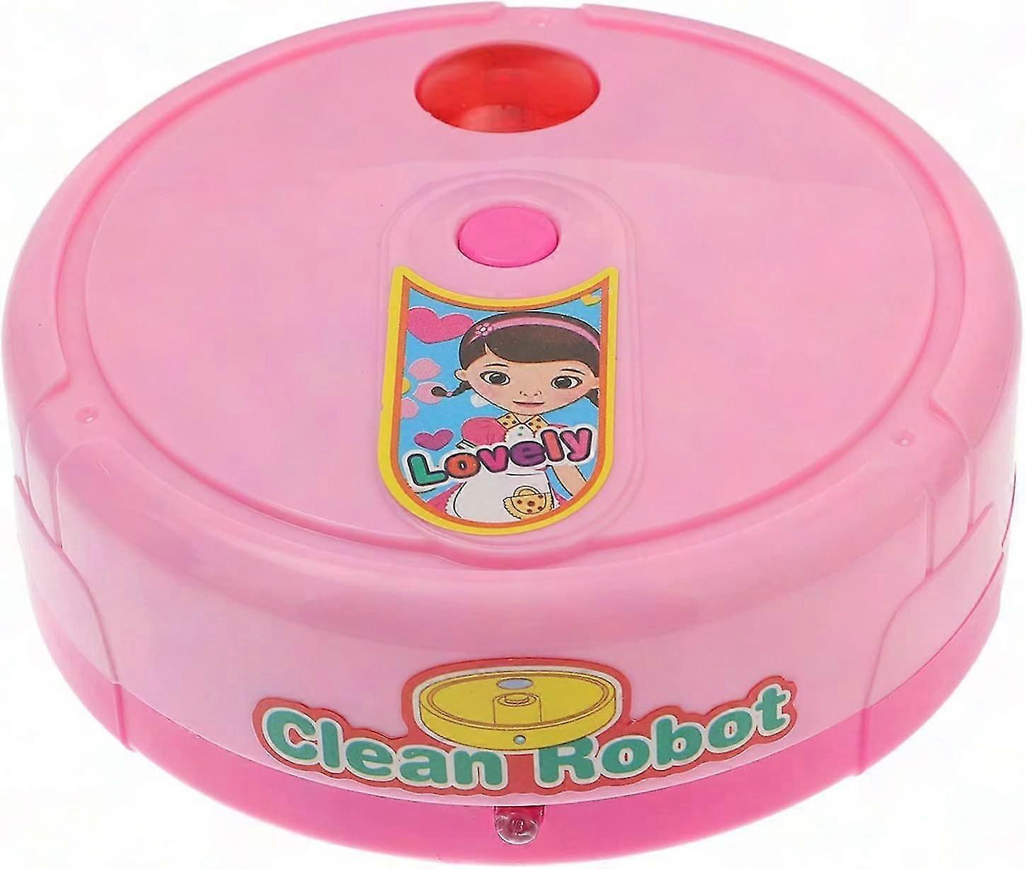 1 Pc Simulation Sweeping Robot Toy for Kids - Pretend Play Cleaning Toy with Realistic Sweeping Action