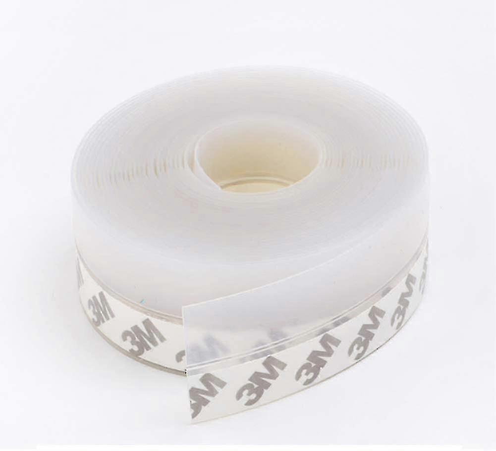 3m Transparent Silicone Sealing Strip, Door Bottom, Waterproof, Windproof, Dustproof