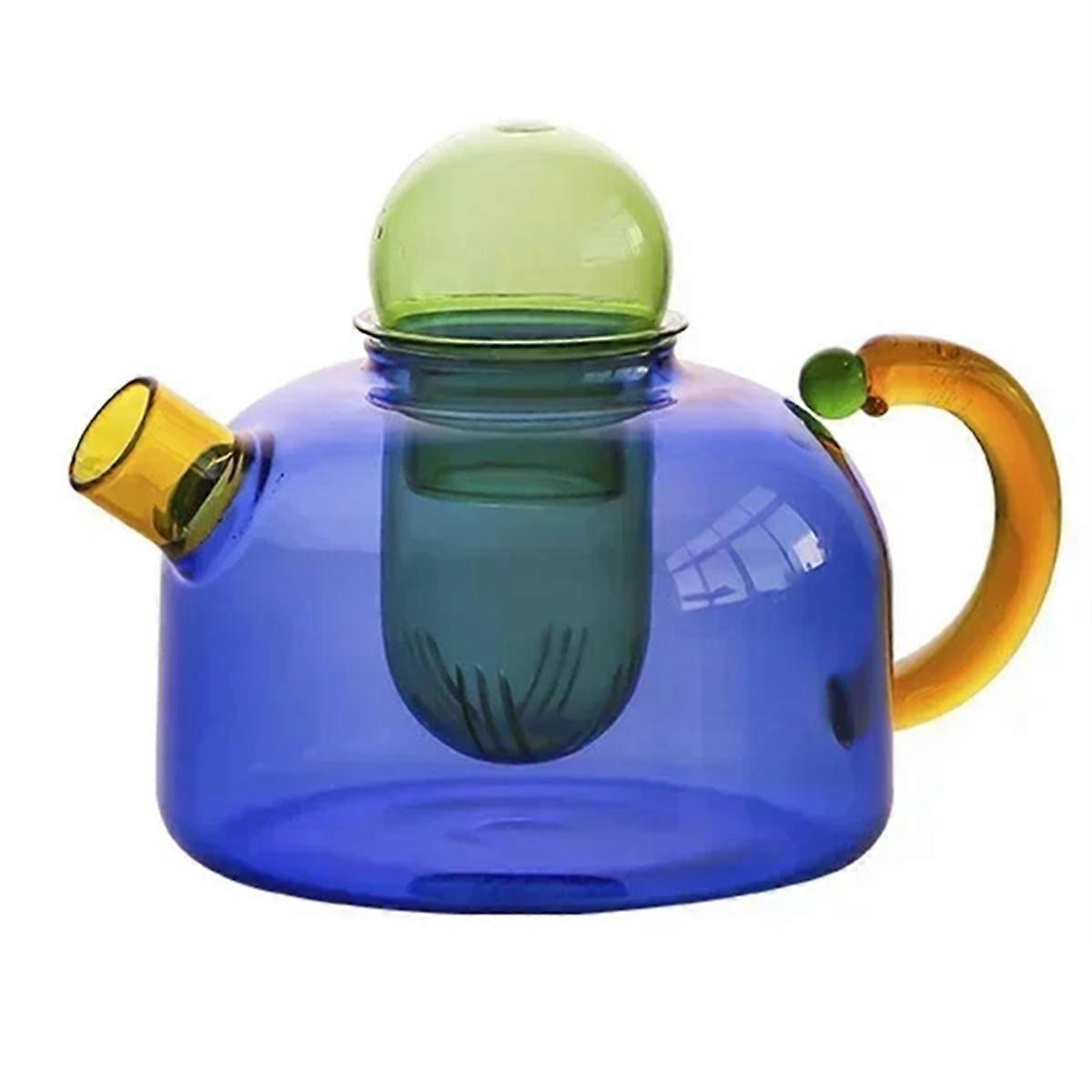 Heat Glass Teapots Pitcher Suitable Household Teaware Lover Tea Sets Kettle Water Cup Bottle Cooker Usable