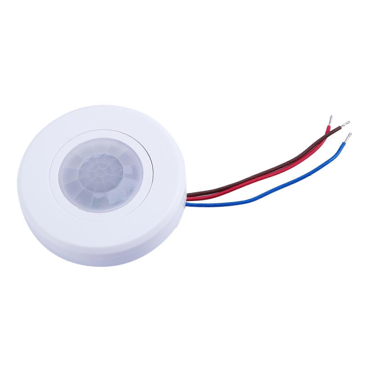 110-220V Ceiling PIR Motion Sensor Light Switch 200W Ultra Slim Infrared Induction Adjust Time Dela