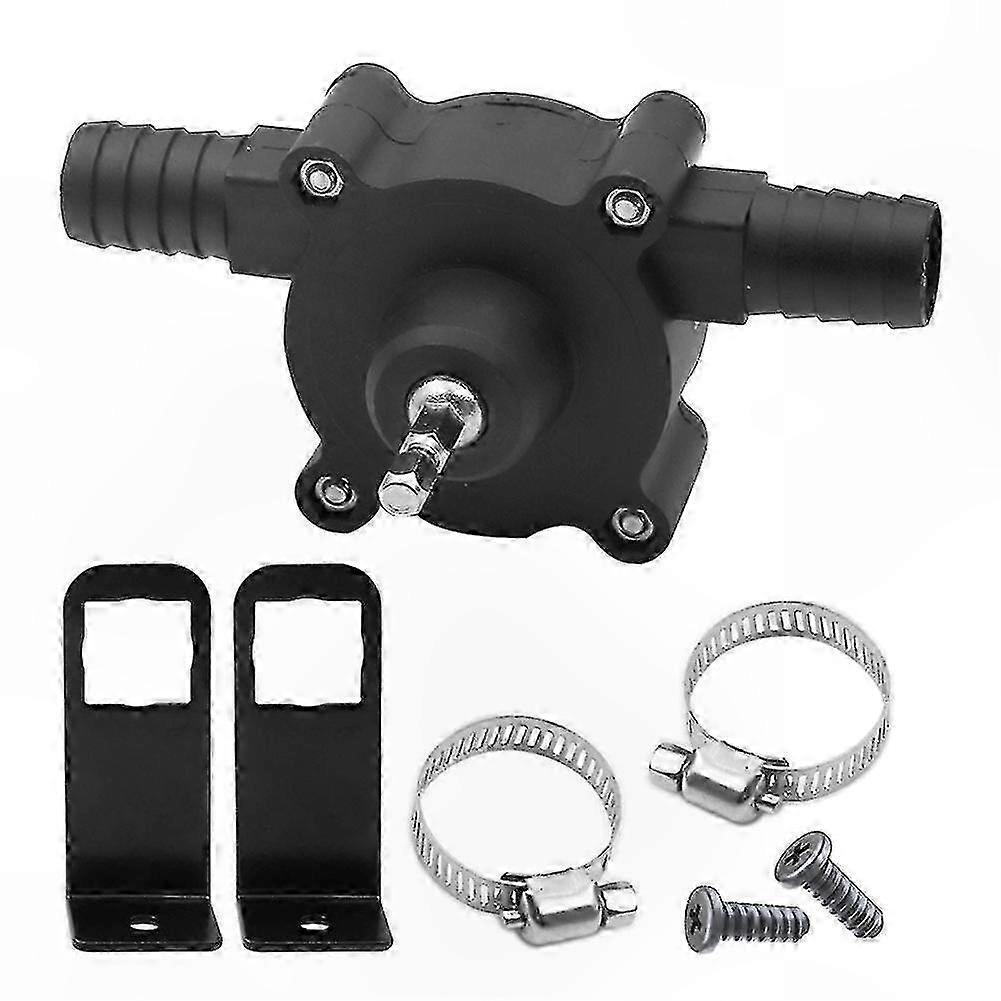 Portable Mini Drill Pump for Oil, Fluid, and Water Transfer with Self-Priming Function Quick Handheld Operation