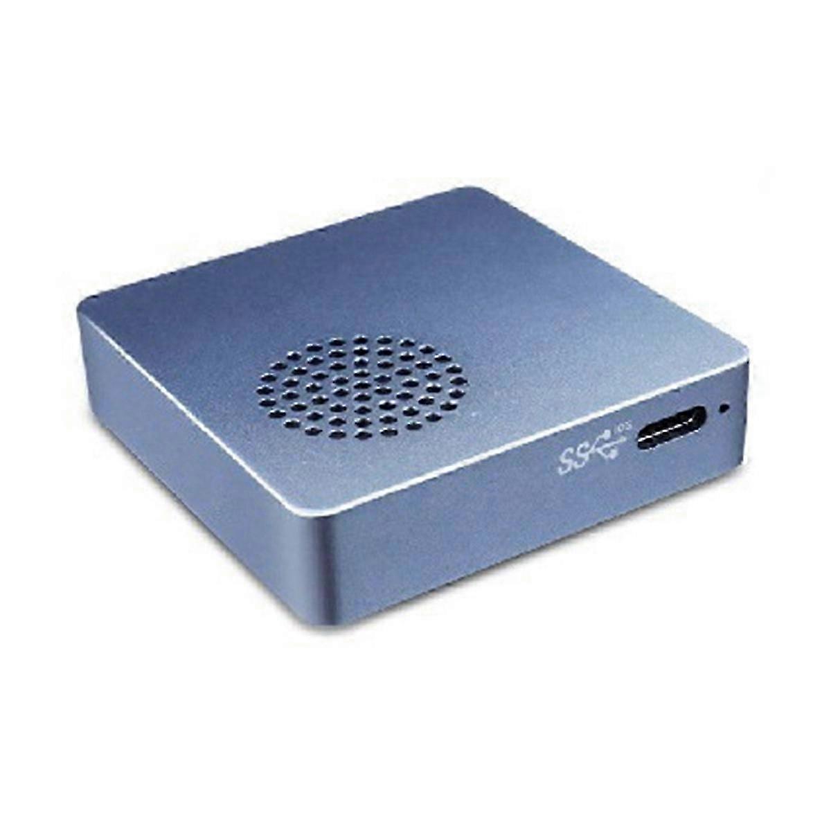 Improved M.2 NVMe SSD Enclosure with 10Gbps Speed - USB 3.2 Gen 2 M.2 Case for Laptops, Built-in Cooling Fan for Enhanced Performance