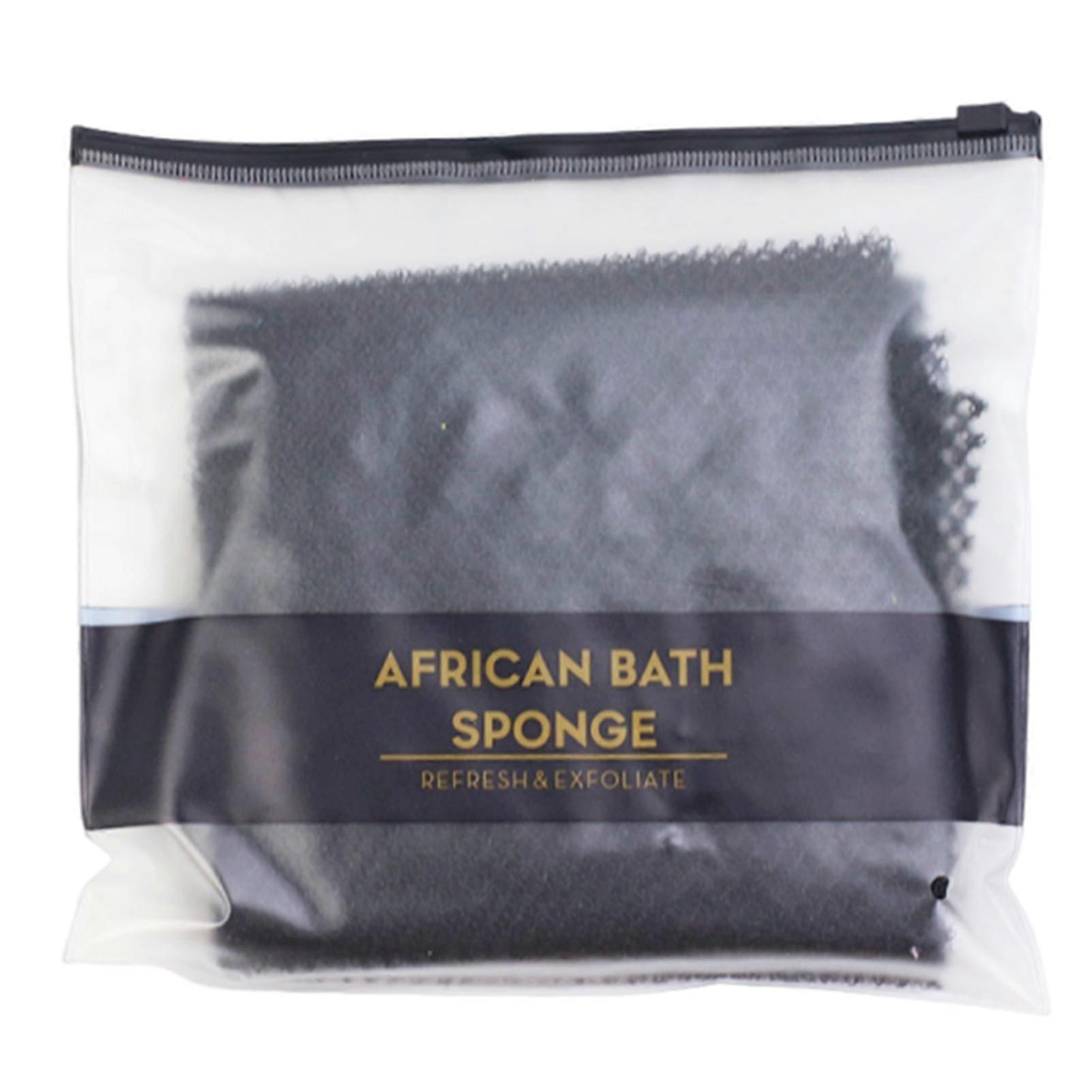 Filet éponge de bain africain - Longue brosse exfoliante pour le corps, le dos et la peau pour un usage quotidien - Idéal pour une peau lisse et douce