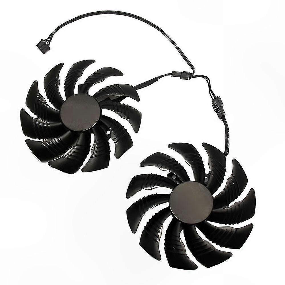 88mm Cooling Fan for GPU Graphics Cards, Compatible with RX580 and RX570 Models (2 Pack)