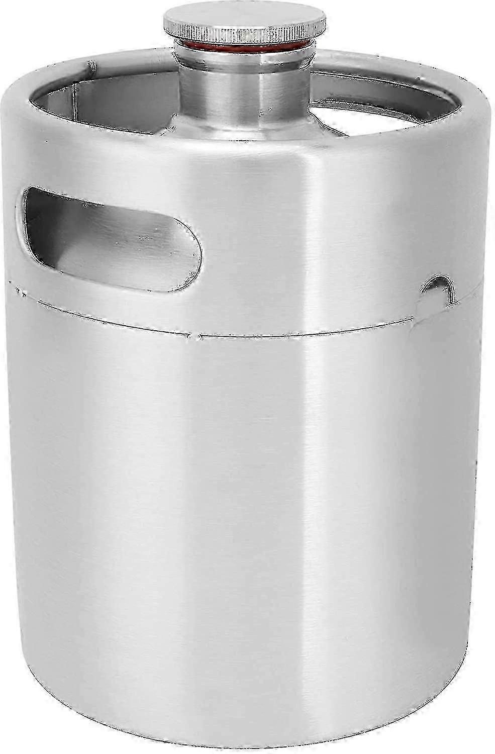 2l Mini Keg, Beer Growler Inner Outer With Screw Cap For Craft Beer And Draft Beer SZRH A-M