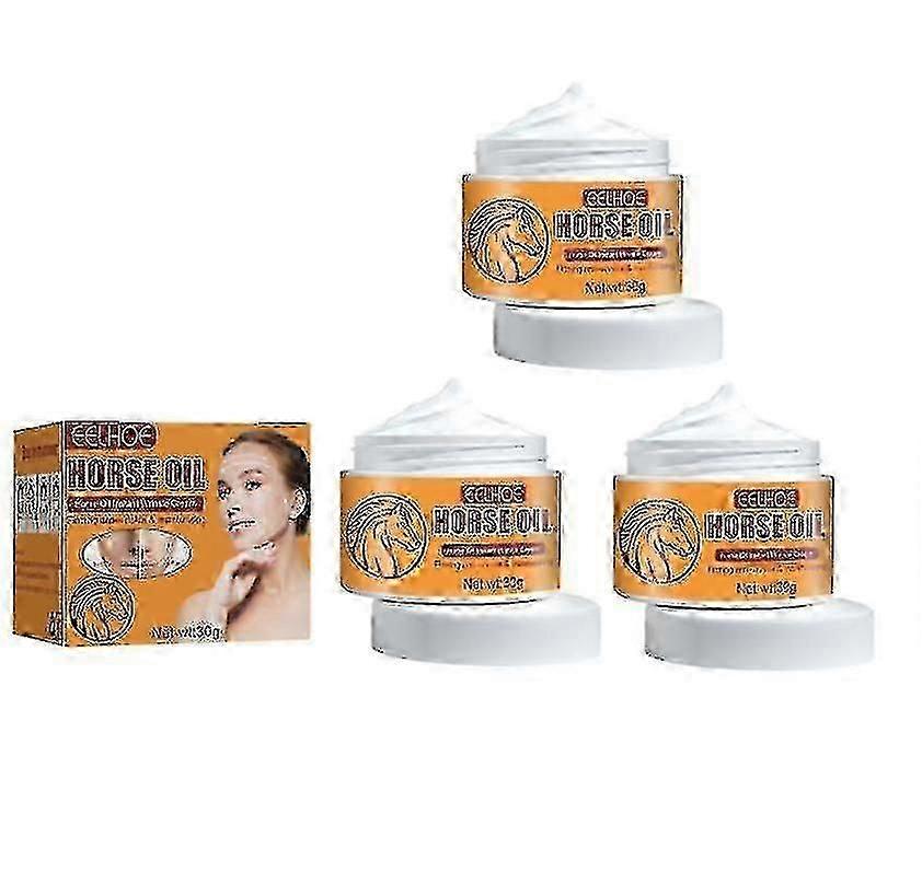 Eelhoe Horse Oil Instant Anti-wrinkle Cream Rejuvenates Skin, Reduces Wrinkles, Tightens Fine Lines, Wrinkles, Brightens, Fades Spots, Skin Care
