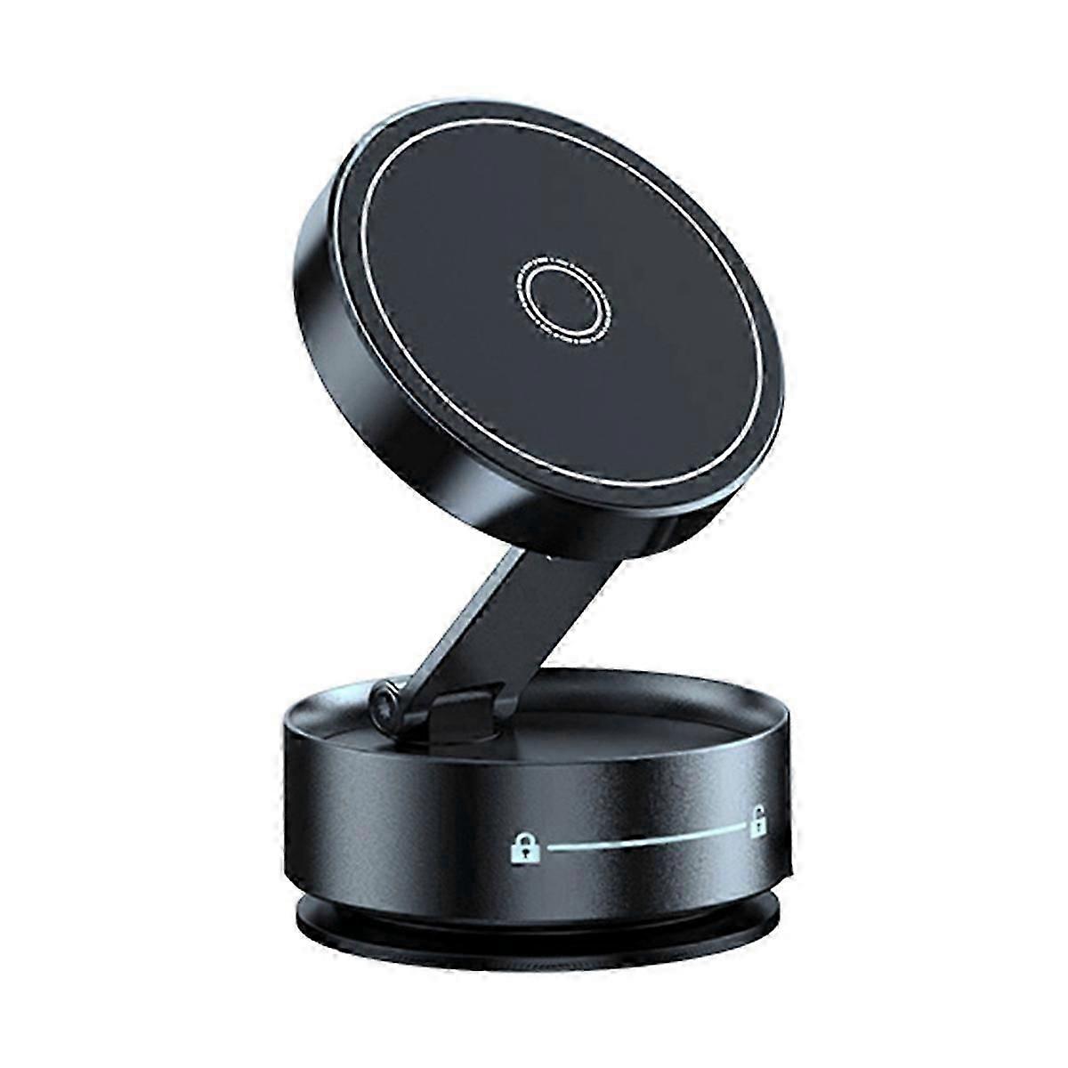 Q12 Magnetic Car Phone Holder Magnet Vacuum Suction Cup Stand Foldable 360 Adjustable Bracket for