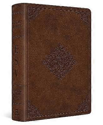 ESV Study Bible Personal Size (TruTone Saddle Ornament Design)