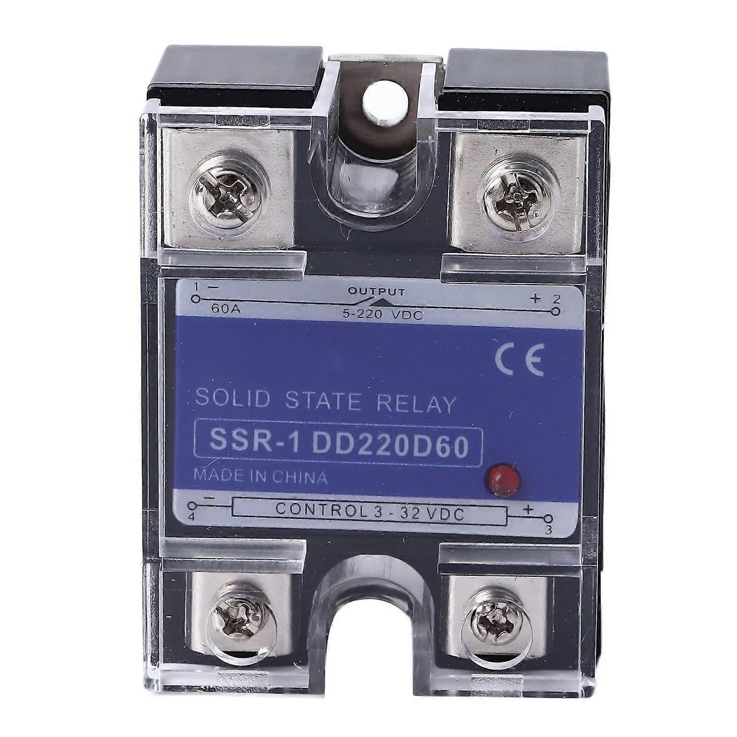 Feature:
1. EFFICIENT AND RELIABLE: With this single phase solid state relay, achieve efficient and 