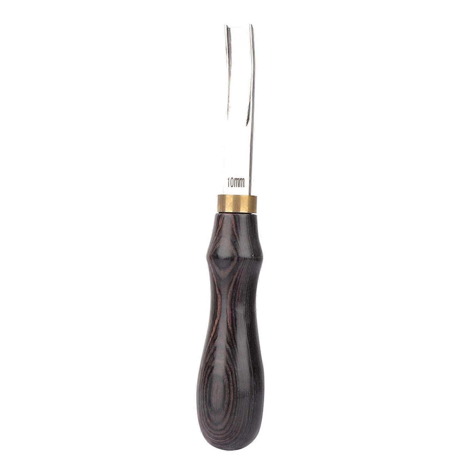 Leathercraft Edge Beveler Skiving DIY Craft Tool Leather Beveler Beveling Cutting Tool (10mm)