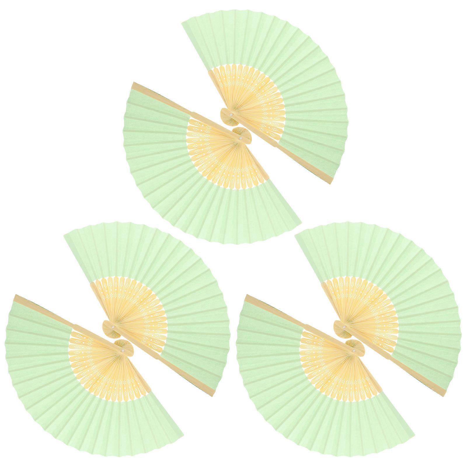 Chinese Folding Fan Decorative for Summer Use 18Pcs Handheld Fan