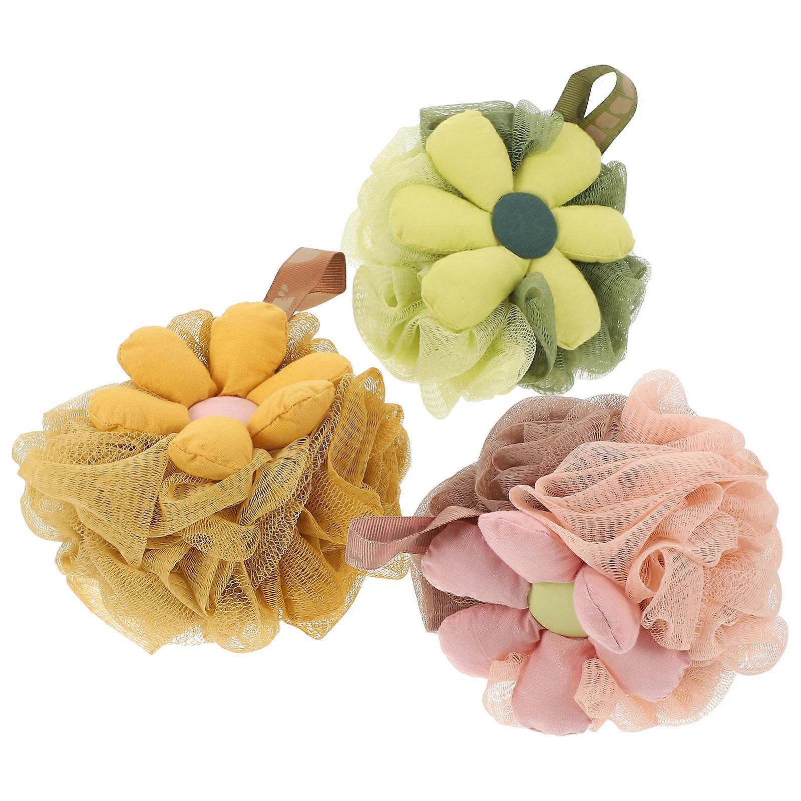 Body Shower Loofah Shower Accessories for Bathing Use 9Pcs Assorted Color