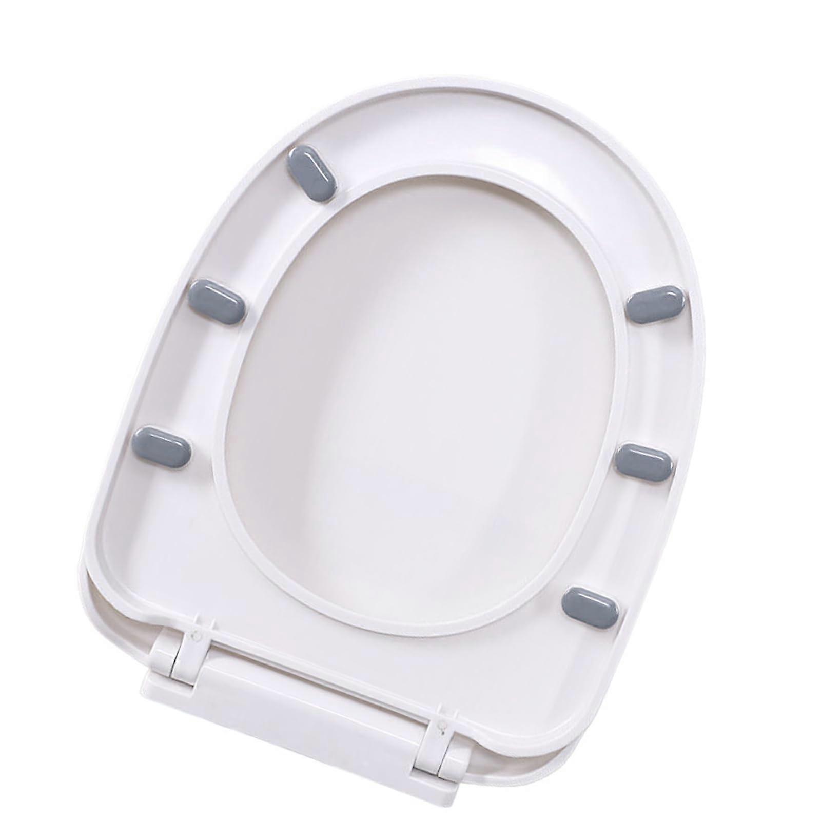 Toilet Seats UShaped ABS Plastic Waterproof Covers Texture Surface With Lid Easy Installation Bathroom Accessory