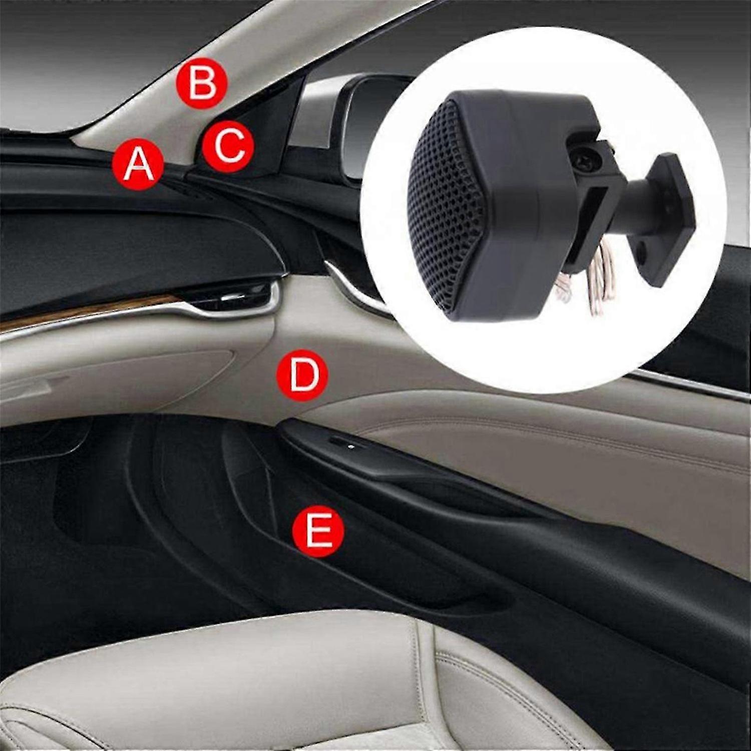 2Pcs 500W Mini High Efficiency Stereo Speaker for Car Audio System