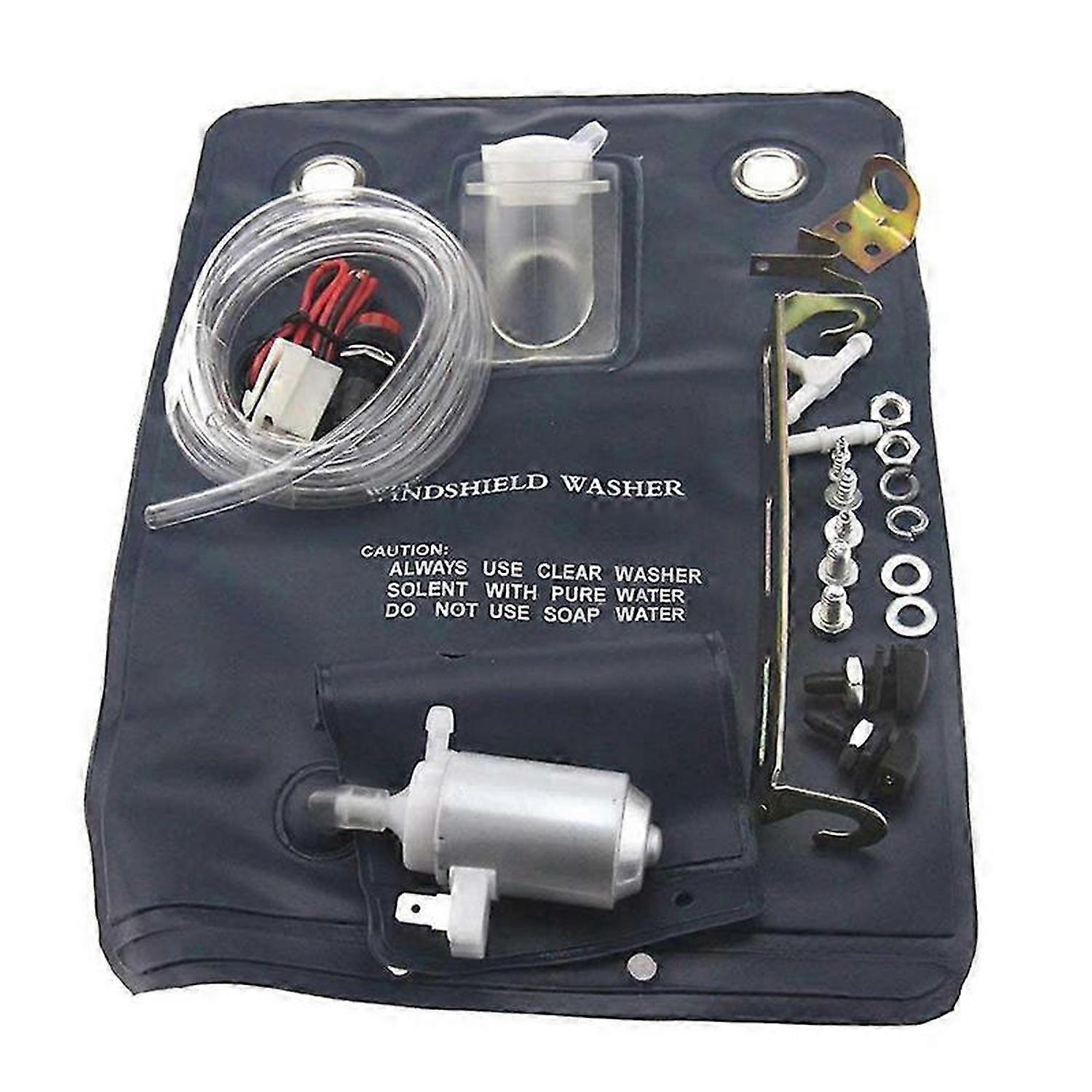 Window Cleaning Windscreen Windshield Washer Auto Washer Pump Bag Kit