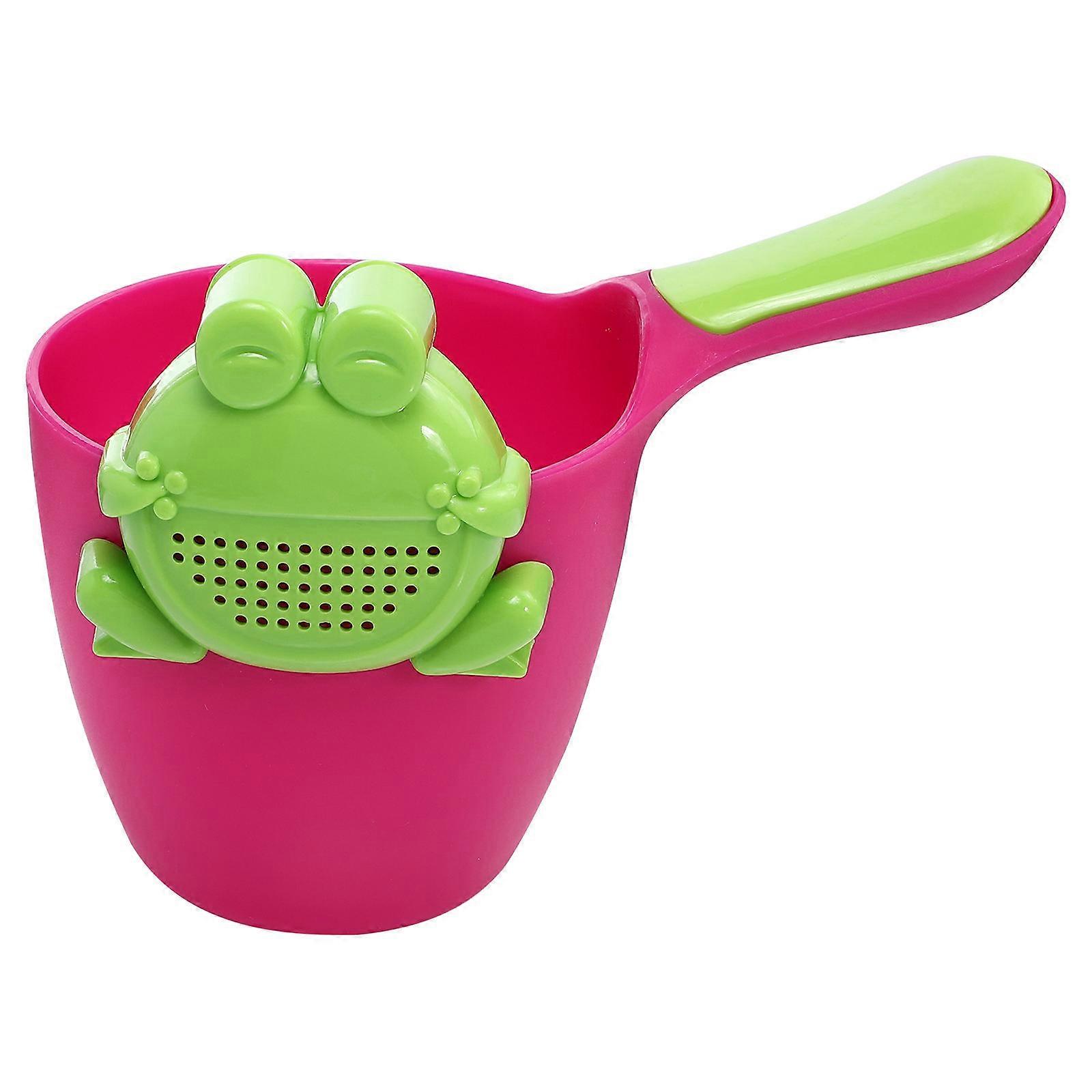 Baby Shampoo Cup Multifunctional Bathing Scoop for Baby 1Set Green