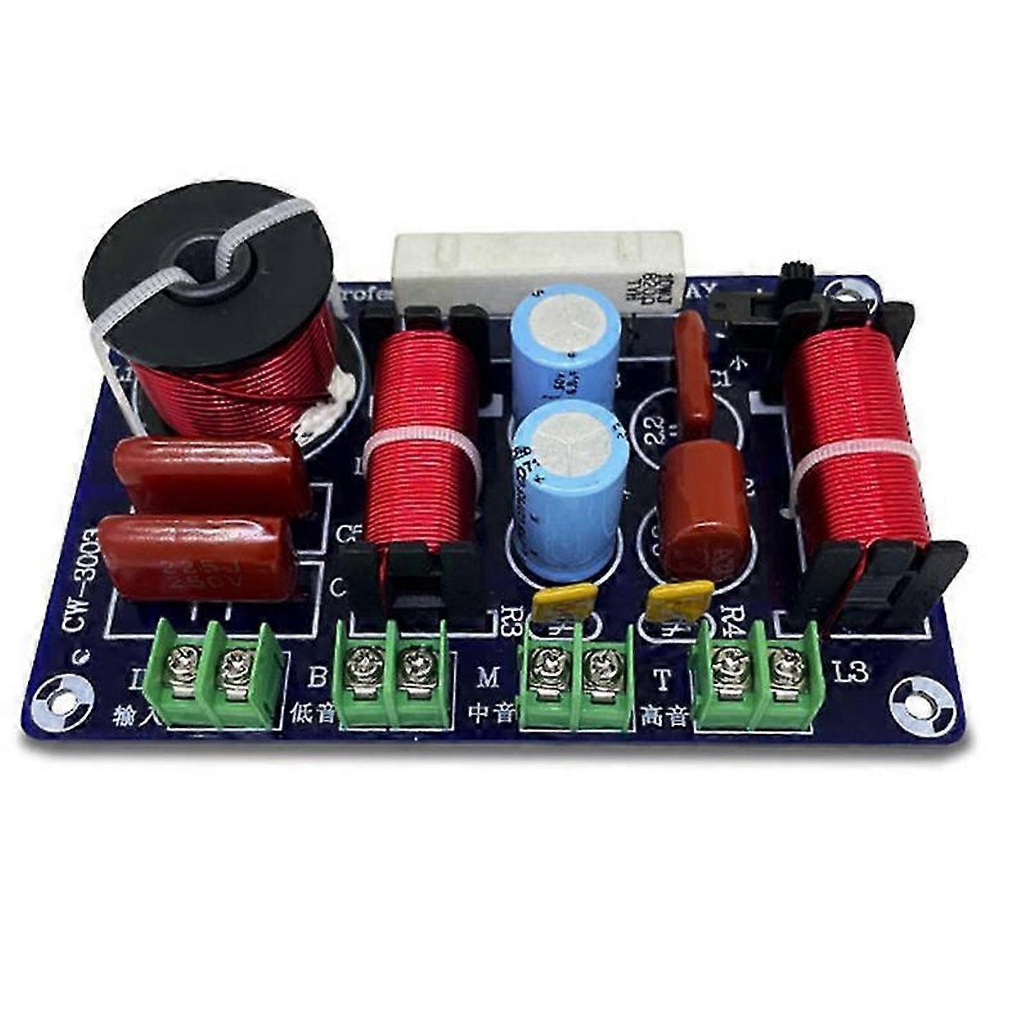 3-weg frequentieverdeler Hi-Fi Crossover audiofiele thuisbioscoop