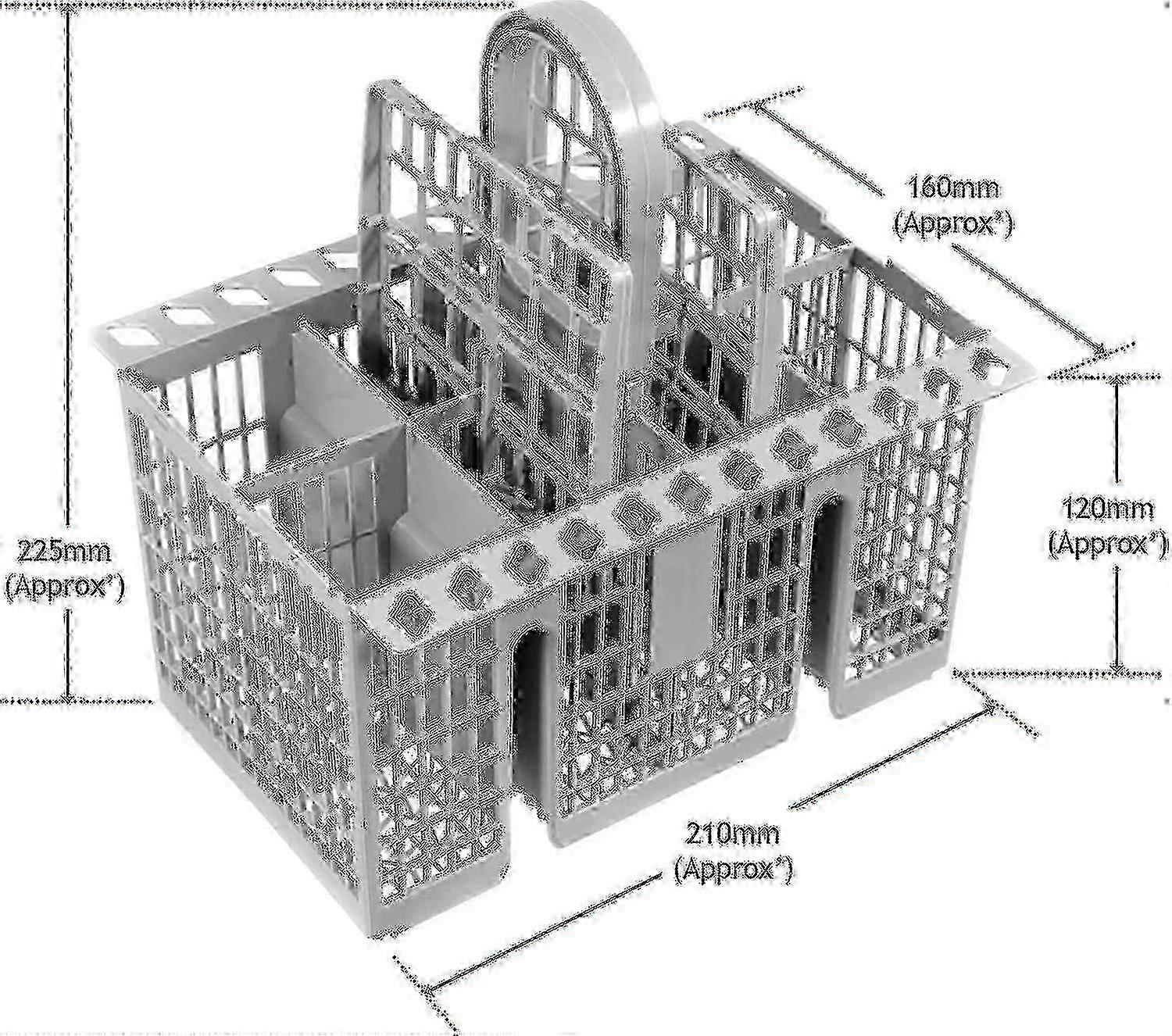 2025 Cutlery Basket For Dishwasher (removable Handle)