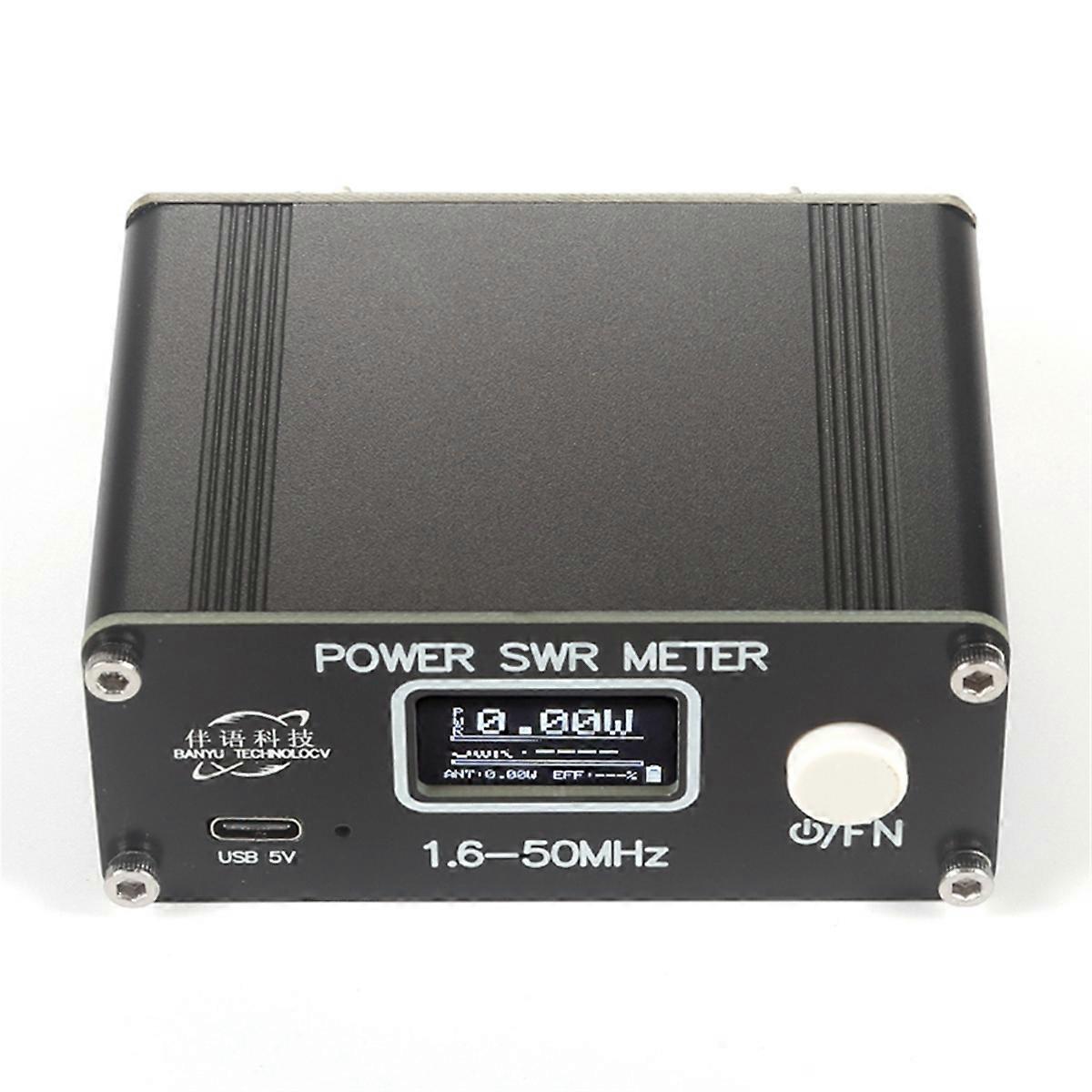 SWR Power Meter 1.6-50MHz 150W SWR HF Shortwave Standing Wave Meter