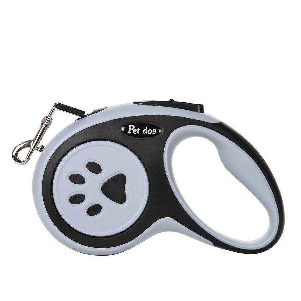 5 m dog leash, retractable dog leash (up to 50 kg) with one-button lock for Small and Medium Dogs