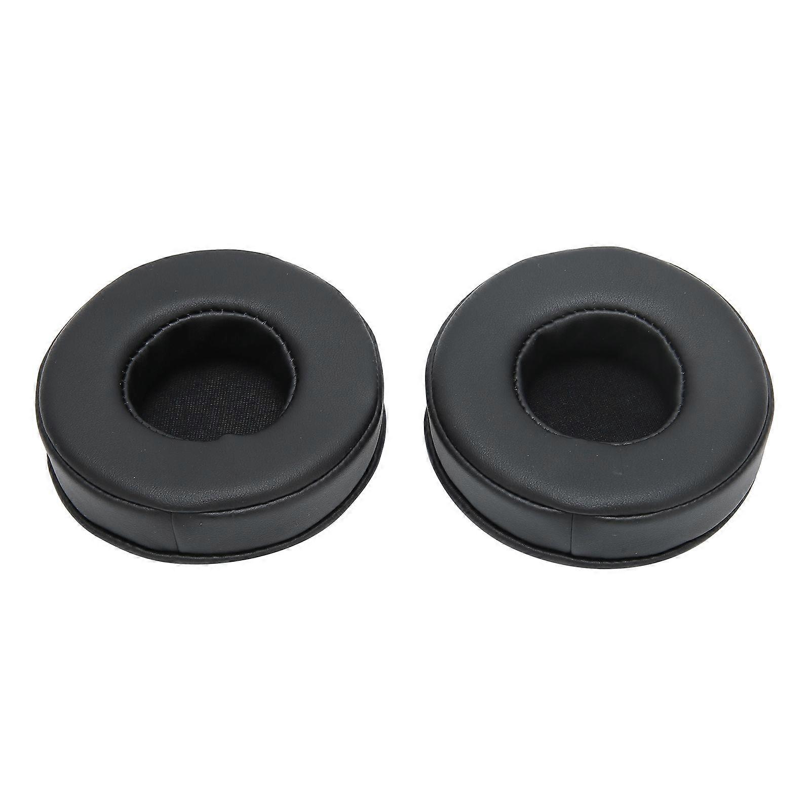 2Pcs 85mm Ear Pad Replacement Universal Headphone Ear Cushion Headset Accessory Black