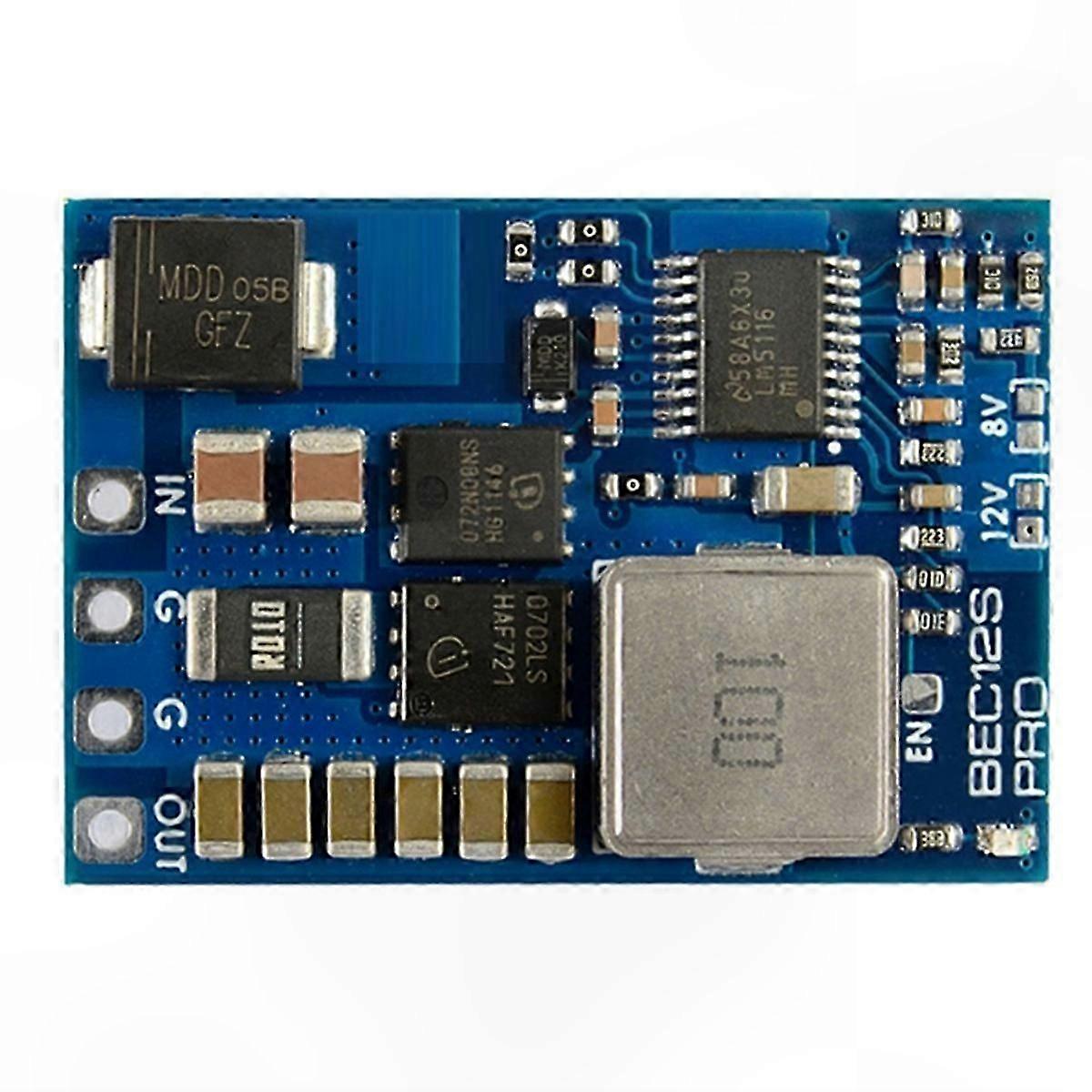 DC Voltage Converter Module 9-55V to 5V/8V/12V 5A Overcurrent Protection Auto-Recovery for RC Aircraft Power Supply Solution