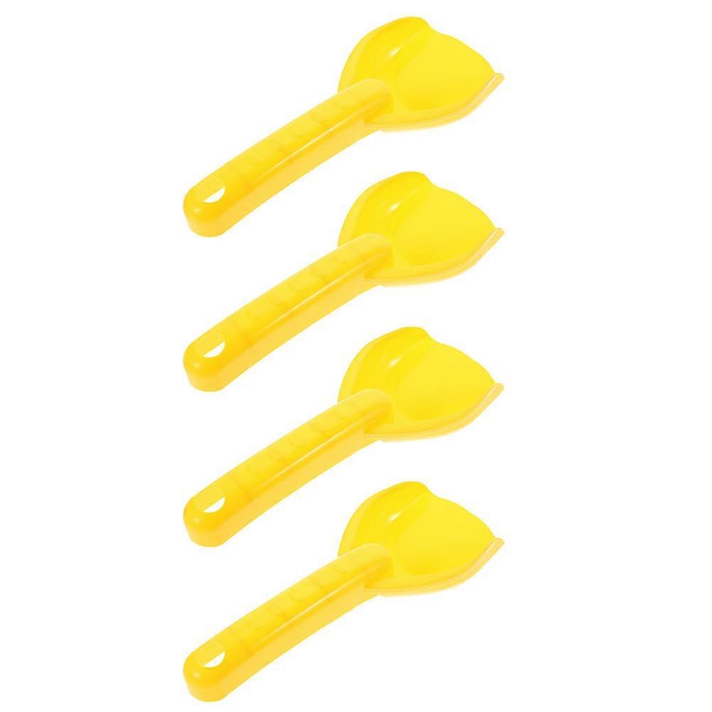 Yellow Kids Beach Plastic Toy for Sand Digging 12Pcs Set