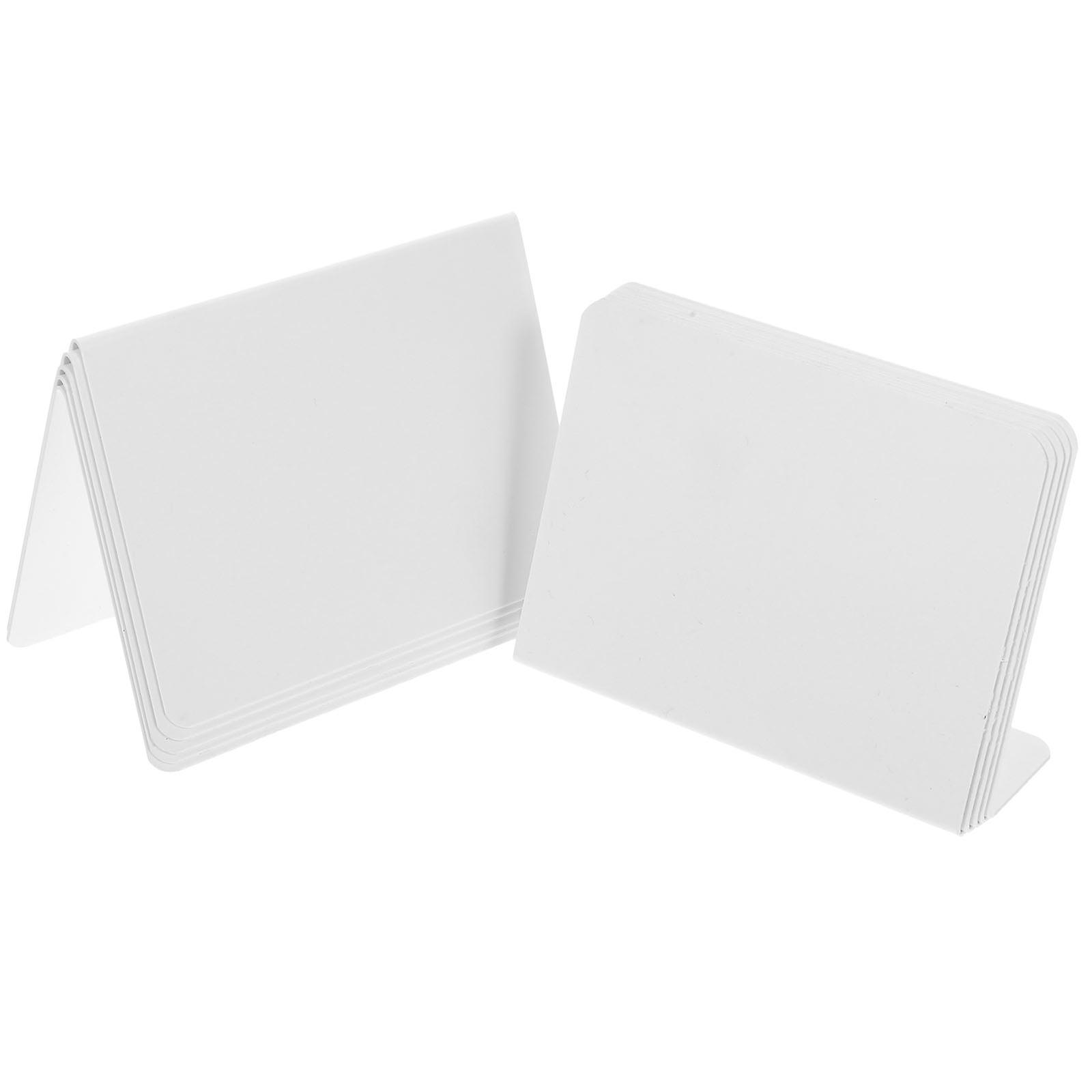 40Pcs Acrylic Board Display Stand for Dry Erase Table Name Sign Holders