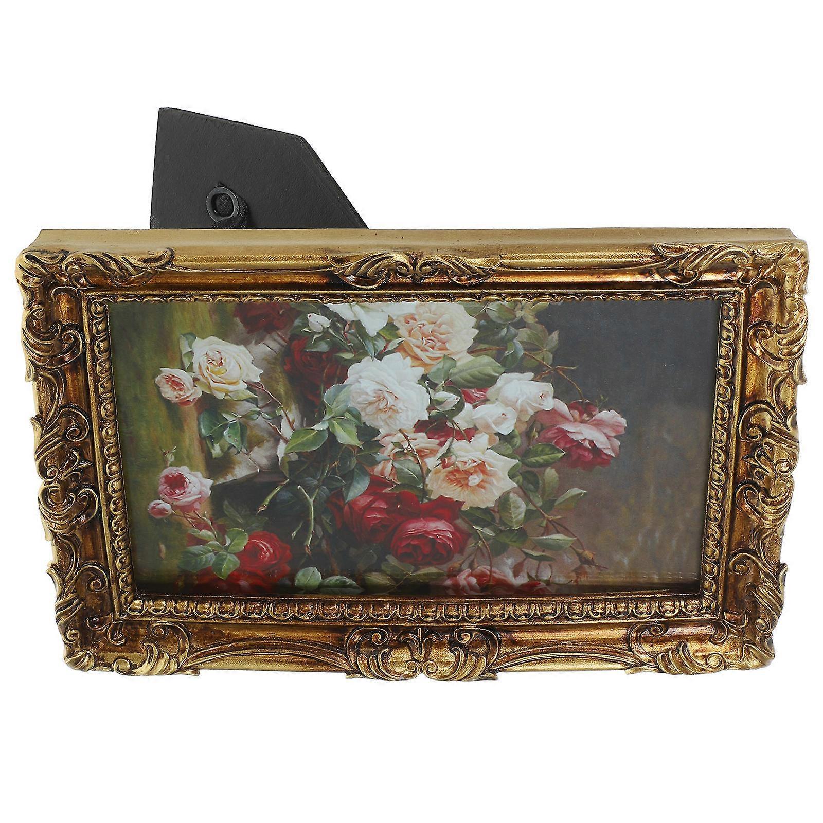 Photo Display Frame Resin Material Retro Style Shop Decoration 1Pcs