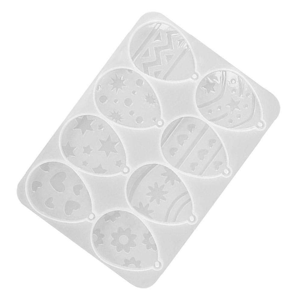 Epoxy Resin Ornament Molds Egg Shape Rabbit Shape DIY Craft Making Easter Party Young Women Children 1Set