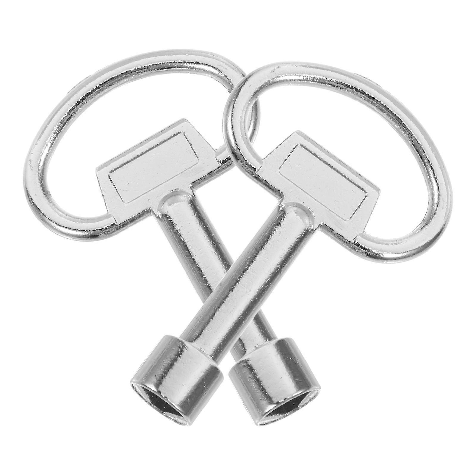Triangle Spanner for Meters 6Pcs Triangle Socket Key for Cabinets