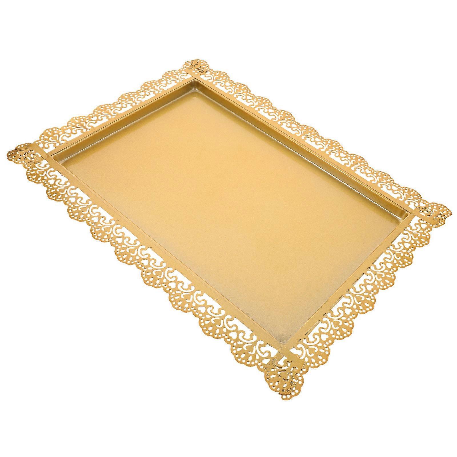 Rectangular Food Tray 3Pcs Snack Container For Parties Home Use Vintage Style Candy Holder
