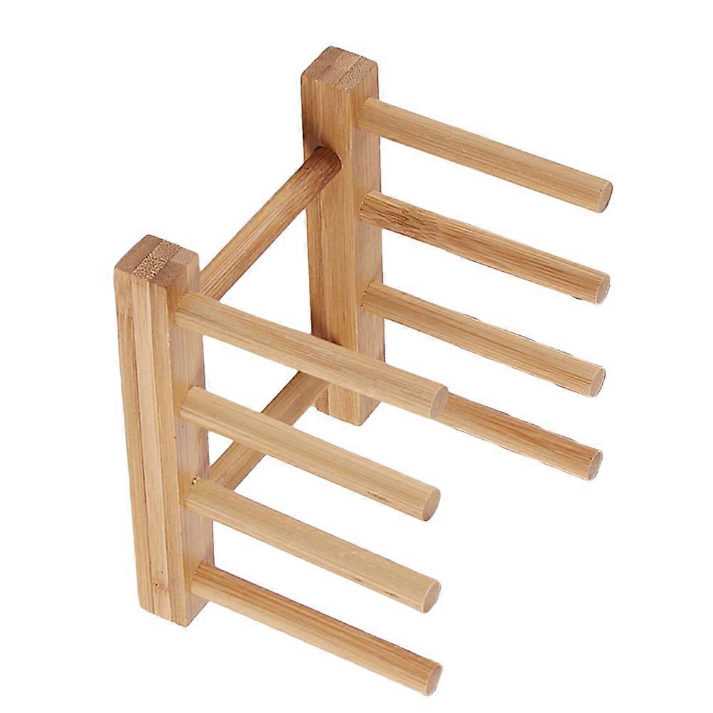 Drying Drainer Wood Kitchen Rack for Dish Rack 4Pcs Organizer
