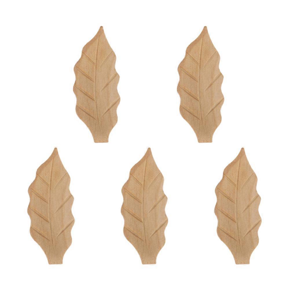 Leaf Shape Wooden Chopsticks Holder for Holding 15Pcs At Dining Table