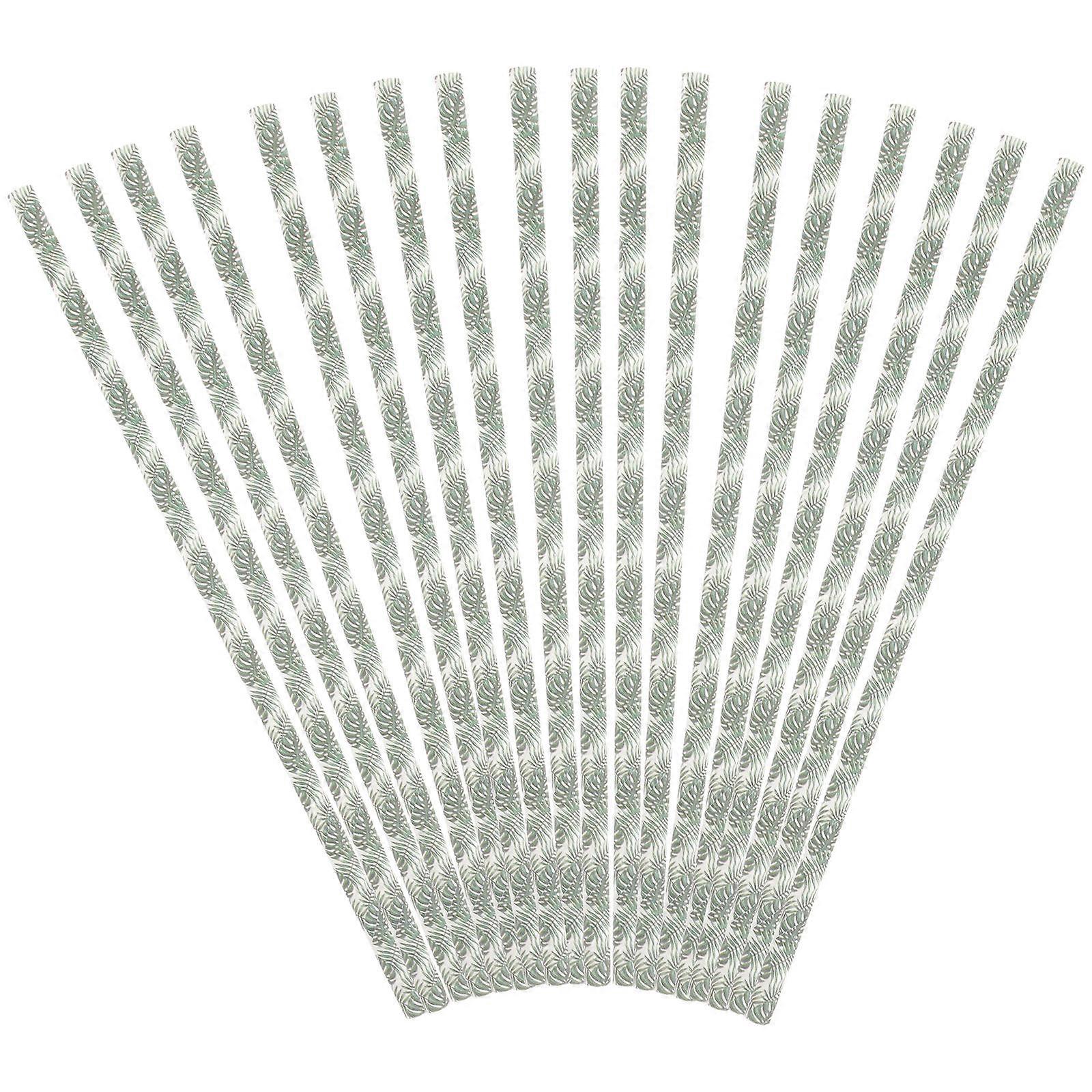 Multi Straws for Parties 300Pcs Tropical Beach Decorations