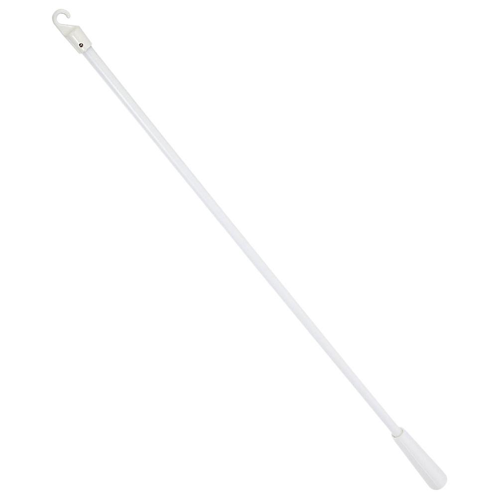 Cylindrical 2Pcs Blind Stick Vertical Louver Accessory For Home Office Hotel Easy Installation Use White