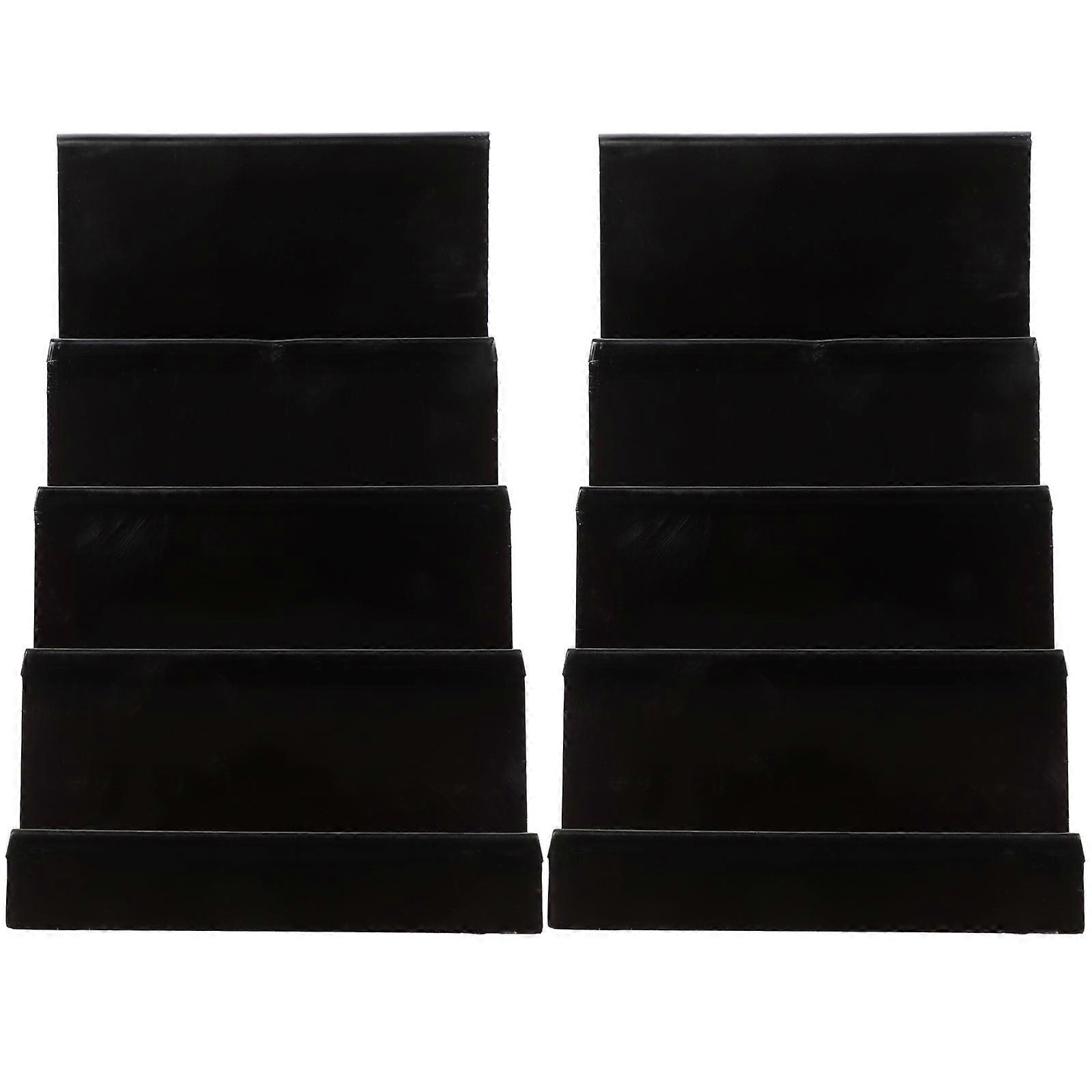 2Pcs Multi-Layered Purse Display Stand for Jewelry and in Home and Shops Black Color