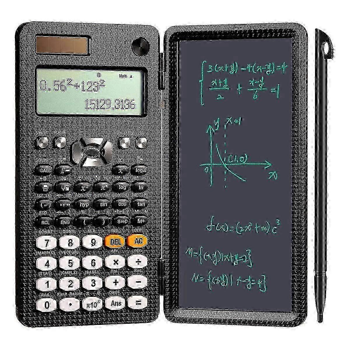 Scientific Calculator with LCD Writing Math Calculator Suitable for School Solar Calculator (991ES hwy